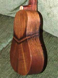 Grafted Walnut and Cedar Top Ukulele by Hound Sound Ukuleles afreiki@yahoo.com  USA