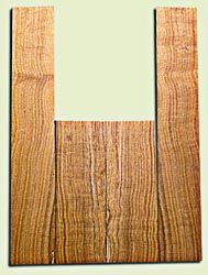BNUS11567 - Curly Butternut Concert Ukulele Back and Side Set, Medium Figure, Excellent Color, Amazing Resonance and Bass Response, Unusual Ukulele Tonewood.  2 panels each  .18" x 4" x 12" and 2 panels each .18" x 3.75" x 22"  S1S