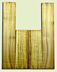 MYUS11743 - Myrtlewood Concert Ukulele Back and Side Set, Light to Medium Figure, Excellent Color, Striking Ukulele Wood.  2 panels each .18" x 4" x 12" and 2 panels each .18" x 4" x 21" S1S