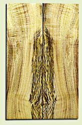MYUSB11756 - Myrtlewood Soprano Ukulele Soundboard Set, Medium Figure with Tiger Stripe, Excellent Color, Exquisite Ukulele Wood.  2 panels each .20" x 3.5" x 11.5"  S1S