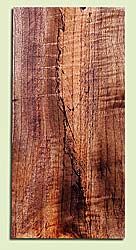 MYUHS15028 - Figured Spalted Myrtlewood, Ukulele Headstock Plate, Very Good Figure & Colors, Adds Pazzazz, Multiples Available,  each 0.15" x 4" X 8"
