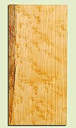 MAUHS16876 - Birds Eye Rock Maple, Ukulele Headstock Plate, Air Dried, Veru Good Color & Birds Eye, Adds Pazzazz, Multiples Available, each 0.15" x 3.5" X 7" 