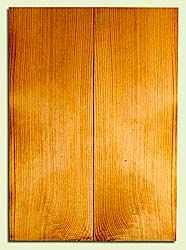 CDUSB30850 - Port Orford Cedar, Baritone Ukulele Soundboard, Med. to Fine Grain Salvaged Old Growth, Excellent Color, Stellar Ukulele Wood, 2 panels each 0.18" x 5.625" X 15.75", S2S