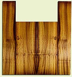 MYUS31372 - Myrtlewood, Tenor Ukulele Back & Side Set, Med. to Fine Grain, Good Color & Curl, Outstanding Ukulele Wood, 2 panels each 0.16" x 5.75" X 15", S2S, and 2 panels each 0.16" x 3.75" X 20.75", S2S