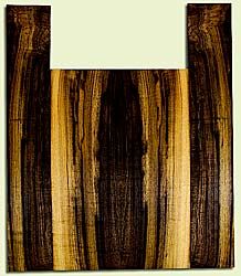 MYUS31377 - Myrtlewood, Baritone Ukulele Back & Side Set, Med. to Fine Grain, Good Color & Curl, Outstanding Ukulele Wood, 2 panels each 0.15" x 5.75" X 16.75", S2S, and 2 panels each 0.15" x 3.75" X 22", S2S