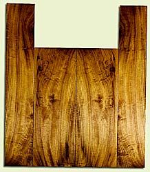 MYUS31379 - Myrtlewood, Baritone Ukulele Back & Side Set, Med. to Fine Grain, Good Color & Curl, Outstanding Ukulele Wood, 2 panels each 0.17" x 5.625" X 16.25", S2S, and 2 panels each 0.16" x 3.75" X 22.25", S2S
