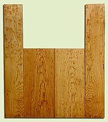 MAUS33473 - Rock Maple, Tenor Ukulele Back & Side Set, Med. to Fine Grain, Excellent Color, Great Ukulele Wood, 2 panels each 0.13" x 5.75" X 13", S2S, and 2 panels each 0.13" x 3.375" X 21.25", S2S