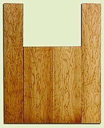 MAUS33475 - Rock Maple, Tenor Ukulele Back & Side Set, Med. to Fine Grain, Excellent Color, Great Ukulele Wood, 2 panels each 0.12" x 5" X 13.375", S2S, and 2 panels each 0.13" x 3.375" X 20.875", S2S