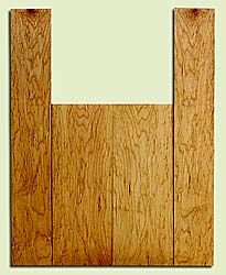 MAUS33477 - Rock Maple, Tenor Ukulele Back & Side Set, Med. to Fine Grain, Excellent Color, Great Ukulele Wood, 2 panels each 0.12" x 5" X 13.375", S2S, and 2 panels each 0.12" x 3.375" X 21.25", S2S
