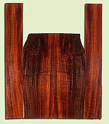 KOUS34670 - Koa, Baritone Ukulele Back & Side Set, Med. to Fine Grain Salvaged Old Growth, Excellent Color & Curl, Traditional Ukulele Wood, 2 panels each 0.16" x 5.75" X 16", S2S, and 2 panels each 0.16" x 3.25" X 21.75", S2S