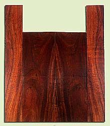 KOUS34671 - Koa, Baritone Ukulele Back & Side Set, Med. to Fine Grain Salvaged Old Growth, Excellent Color & Curl, Traditional Ukulele Wood, 2 panels each 0.16" x 5.75" X 16", S2S, and 2 panels each 0.1" x 3" X 20.875", S2S