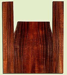 KOUS34689 - Koa, Baritone Ukulele Back & Side Set, Med. to Fine Grain Salvaged Old Growth, Excellent Color & Curl, Traditional Ukulele Wood, 2 panels each 0.16" x 5.75" X 16", S2S, and 2 panels each 0.16" x 3.25" X 22", S2S