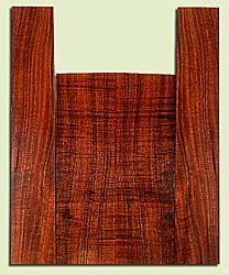 KOUS34696 - Koa, Tenor Ukulele Back & Side Set, Med. to Fine Grain Salvaged Old Growth, Excellent Color & Curl, Traditional Ukulele Wood, 2 panels each 0.15" x 5" X 16", S2S, and 2 panels each 0.13" x 3.75" X 21.75", S2S