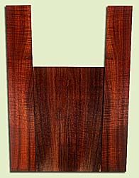 KOUS34700 - Koa, Tenor Ukulele Back & Side Set, Med. to Fine Grain Salvaged Old Growth, Excellent Color & Curl, Traditional Ukulele Wood, 2 panels each 0.14" x 4.25 to 4.625" X 14", S2S, and 2 panels each 0.11" x 3.25" X 22", S2S