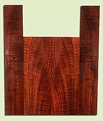 KOUS34719 - Koa, Soprano Ukulele Back & Side Set, Med. to Fine Grain Salvaged Old Growth, Excellent Color & Curl, Traditional Ukulele Wood, 2 panels each 0.14" x 3.75" X 11", S2S, and 2 panels each 0.12" x 2.5" X 15.125", S2S
