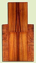 KOUS34722 - Koa 6 piece, Soprano Ukulele Top, Back & Side Set, Med. to Fine Grain Salvaged Old Growth, Excellent Color & Curl, Traditional Ukulele Wood, 4 panels each 0.14" x 4" X 12", S2S, and 2 panels each 0.13" x 2.375" X 15", S2S