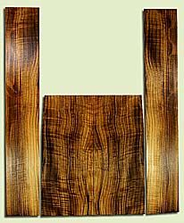 MYUS40102 - Myrtlewood, Tenor Ukulele Back & Side Set, Med. to Fine Grain, Excellent Color & Curl, Premium Ukulele Wood, 2 panels each 0.15" x 5.5" X 14.125", S2S, and 2 panels each 0.17" x 3.75" X 24", S2S