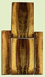 MYUS40173 - Myrtlewood, Baritone Ukulele 6 piece Back, Top & Side Set, Salvaged, Excellent Color & Curl, Exquisite Ukulele Wood, 4 panels each 0.18" x 5.75" X 18", S2S, and 2 panels each 0.17" x 4.25" X 22", S2S