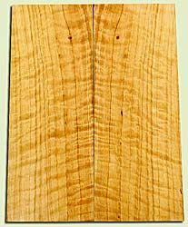 CDUSB41207 - Port Orford Cedar, Baritone or Tenor Ukulele Soundboard, Med. to Fine Grain, Good Color & Curl, Highly Resonant Ukulele Tonewood, note : Bark inclusion, 2 panels each 0.17" x 5.625 to 6.375" X 15.5", S2S
