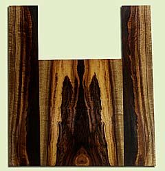 MYUS43626 - Myrtlewood, Baritone or Tenor Ukulele Back & Side Set, Med. to Fine Grain, Excellent Color & Curl, Great Ukulele Wood, 2 panels each 0.17" x 6" X 16", S2S, and 2 panels each 0.17" x 4.375" X 23.75", S2S