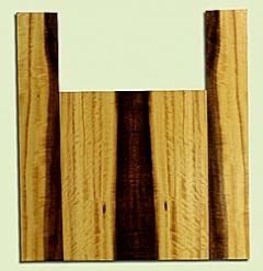 MYUS43630 - Myrtlewood, Baritone or Tenor Ukulele Back & Side Set, Med. to Fine Grain, Excellent Color & Curl, Great Ukulele Wood, 2 panels each 0.17" x 6.625" X 16", S2S, and 2 panels each 0.17" x 3.875" X 23.25", S2S