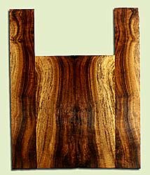 MYUS43634 - Myrtlewood, Baritone or Tenor Ukulele Back & Side Set, Med. to Fine Grain, Excellent Color & Curl, Great Ukulele Wood, 2 panels each 0.18" x 5.5" X 15.75", S2S, and 2 panels each 0.17" x 3.375" X 22.25", S2S