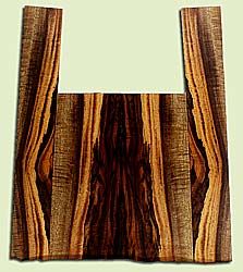 MYUS45127 - Myrtlewood, Baritone or Tenor Ukulele Back & Side Set, Med. to Fine Grain, Excellent Color and Figure, Great Ukulele Wood, 2 panels each 0.17" x 5.75 to 6.75" X 15.625", S2S, and 2 panels each 0.17" x 3.5" X 23.5", S2S
