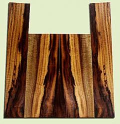 MYUS45130 - Myrtlewood, Baritone or Tenor Ukulele Back & Side Set, Med. to Fine Grain, Excellent Color, Great Ukulele Wood, 2 panels each 0.17" x 5.625 to 6.5" X 16.25", S2S, and 2 panels each 0.17" x 3.75" X 22", S2S